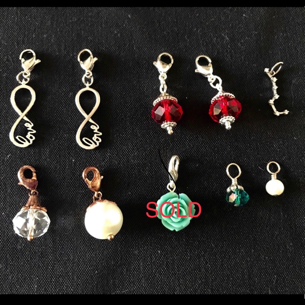 9 pcs Origami Owl dangles